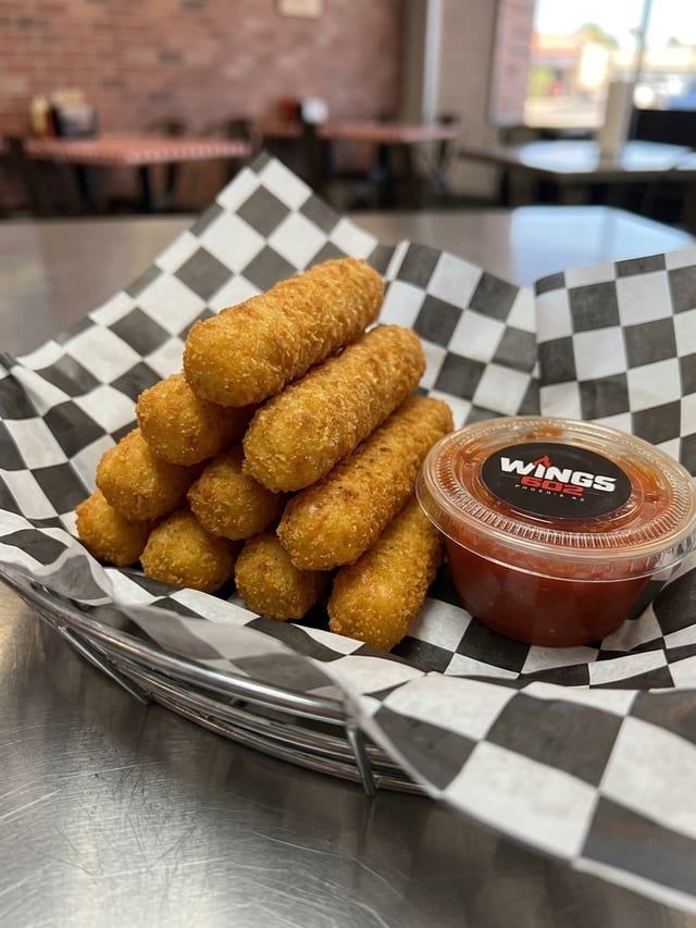 10-Piece Mozzarella Sticks.
